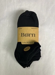 New Born Socks Women’s 10 Pair Pack Cotton Blend Black No Show Socks Casual - Picture 1 of 12