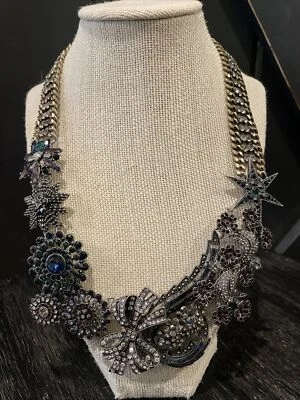 NUEVO CON ETIQUETAS - Banana Republic RARO Vintage Broche Declaración Collar Foto 1 de 4