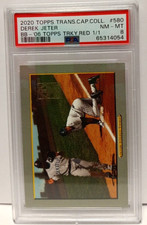 2020 TOPPS TRANSCENDENT CAPTAIN'S COLLECTION DEREK JETER 2006 TURKEY RED 1/1 $$$