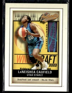 LaNeishea Caufield 2002 Fleer Authenticx WNBA #114/2022 - Imagen 1 de 2