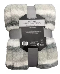 Life Comfort Dekorative Premium Mischgarn Decke - 60x70 Zoll, NEU - Bild 1 von 3