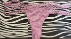 ❤️ Victoria's Secret Very Sexy Thong Panties XL Purple Strappy Fishnet NWT ❤️