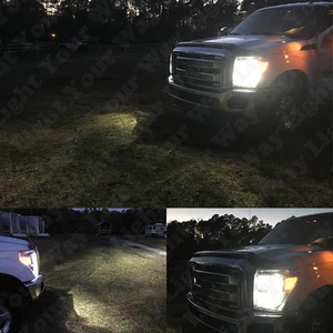 Faro LED blanco para 2008-2016 F250 F350 + bombillas de señal de conmutación - Imagen 1 de 7