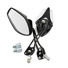 2pcs Motorcycle E-Bike Rearview Mirror Universal Back Side Mirrors Cafe Racer