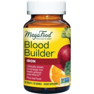 MegaFood Iron Blood Builder 90 Tabs - Picture 1 of 2