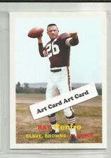 Ray Renfro Cleveland Browns 2022 Custom Made Football Art Card
