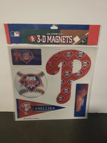 MLB Philadelphia Phillies Baseball "5-Piece" 3D Multi-Magnets Ultraflip SEALED Cover