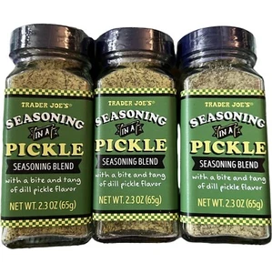 3X Trader Joe's SEASONING IN A PICKLE Set Ablaufdatum APRIL 2026 - Bild 1 von 4