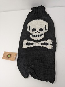 skull dog sweater