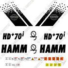 Do Hamm HD + 70i Zestaw naklejek Bęben wibracyjny Skuter Naklejki zastępcze