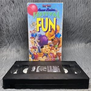 Hanna Barbera Festival of Fun VHS Video Tape 1991 Animated Cartoons 6 Hours Film - Picture 1 of 8