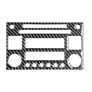 Carbon Fiber CD Control Panel Trim Cover Sticker Fit For NISS 350Z 2003-2008 - Picture 1 of 6