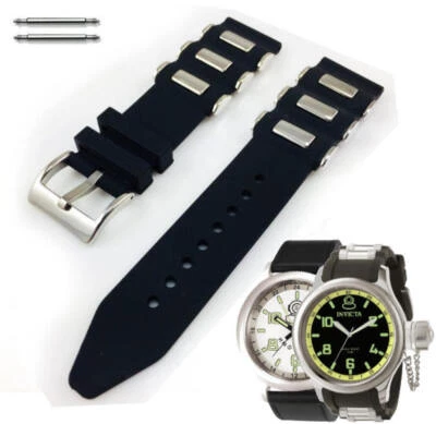 Bullets Rubber Replacement Watch Band Strap Fits Invicta Russian Diver 1959 #59 - Image 1 of 4