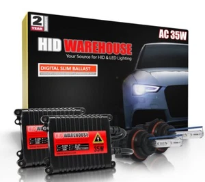 HID-Warehouse 35W AC Light HID Kit Replacement Bulb H1 H3 H7 H10 H11 9006 9012 - Picture 1 of 26