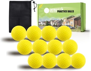 Pelotas de Práctica de Golf Color Espuma Valor 12 24 50 Paquete, Pelota de Golf Ligera Limi - Imagen 1 de 12