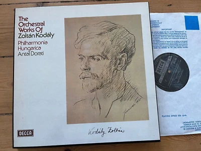 SXLM 6665-7 Orchestral Works of Kodaly Dorati 3 LP box - Image 1 of 3