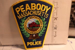 police patch PEABODY POLICE MASSACHUSETTS - Picture 1 of 1
