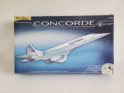 Modellino Heller Concorde 1/72 Tbe Licenza Aria Francia Scatola Completo Rara - Immagine 1 di 4