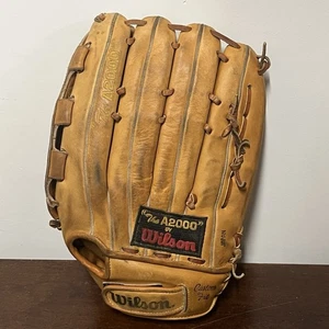 Wilson A2002 A2000 Softball Baseball Glove Left Hand Throw SB14 Vintage Japan - Picture 1 of 17