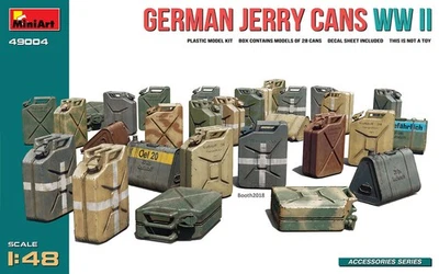 MINIART 49004 GERMAN JERRY CANS WWII  scala 1:48 - Immagine 1 di 2