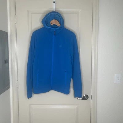 Sudadera con capucha Helly Hansen Power Stretch Glacier cremallera completa para hombre pequeña azul Foto 1 de 4