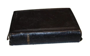 Die Bibel Heilige Schrift 1892 German Bible Martin Luthers~ Leather Bound w Maps - Bild 1 von 14