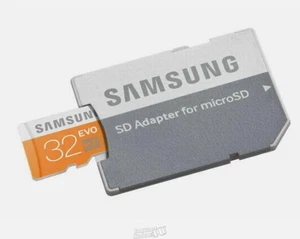 Carte Micro SDHC Samsung 32 Go jusqu'à 48 Mo/s EVO Classe 10 avec adaptateur livraison gratuite - Photo 1 sur 2