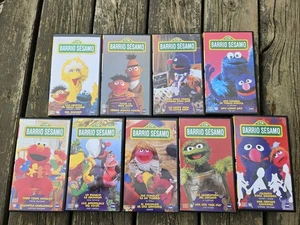 RAR Spanisches VHS Barrio Sesamo Sesamstraße 9er Set en Espanol - Bild 1 von 4