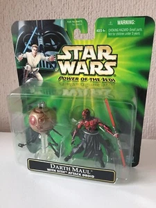 DARTH MAUL WITH SITH ATTACK DROID - POWER OF THE JEDI - 2000 - ¡NUEVO! - Imagen 1 de 2