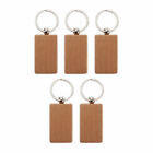 Rectangle Plain   Chain Keychain Key Tags Keychain for Craft Bag