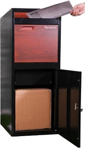 ZOOMTEC Parcel Letterbox – Flat-Pack DIY Kit | Outdoor Delivery Box for Home - Picture 1 of 15
