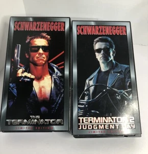 The Terminator Limited Edition & Terminator 2 Judgement Day Limited Edition VHS - Picture 1 of 6