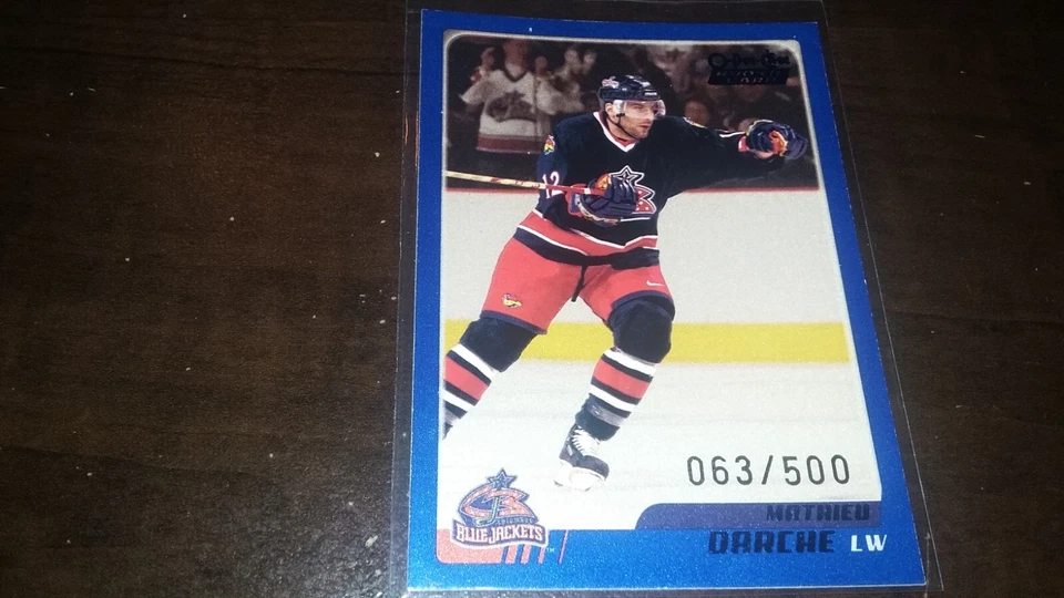 2003-04 Topps OPC O-Pee-Chee Blue Parallel MATHIEU DARCHE #307 SP 63/500 - Image 1 of 1