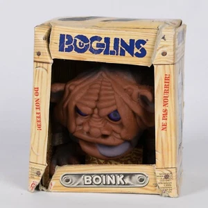 BNIB 1987 Ideal Action GT Boglins wood grain box - Boink - Picture 1 of 7
