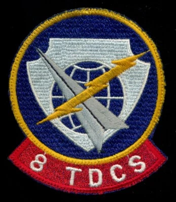 USAF 8th TDCS Tactical Deployment Control Squadron Patch CT2 - Image 1 of 2