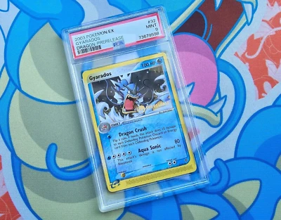 Gyarados - 2003 Pokemon Ex Dragon Prerelease Stamp Stamped #32- PSA 9 - Image 1 of 3