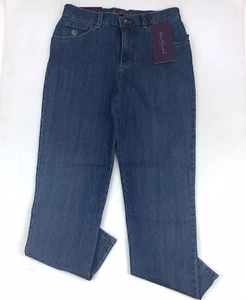 Gloria Vanderbilt Damenjeans Amanda klassische Passform konische Stretchjeans Gr. 6 kurz neu mit Etikett - Bild 1 von 16