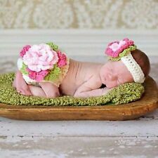 Baby Photoshoot Costume Baby Flower Baby Handmade Crochet Photo Prop Outfit Uk