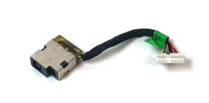 HP 14-K 14-DK1013DX Genuine DC IN Power Jack Cable 799735-Y51 OEM - Picture 1 of 1