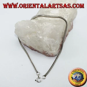 Bracciale in argento 925  intreccio  fune  snake - Imagen 1 de 2