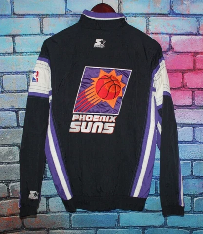 Rare Vintage 90’s Phoenix Suns Starter Zip Jacket Great Condition Size Medium Cover