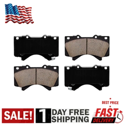 Pastillas de freno delanteras de cerámica para Toyota Tundra Sequoia Land Cruiser LX570 2008-2021 Foto 1 de 4