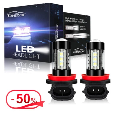 Par de bombillas antiniebla LED H11 H8 DRL kit de luces para Toyota Prius enchufables 2012-2015 Foto 1 de 4