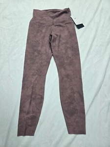 Nike Zenvy Womens High-Waisted 7/8 Leggings Sz M Gentle Support Mauve FN4167-208 - Picture 1 of 7