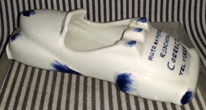 Rarität Vintage Delft Gouda Cabrio Limousine Auto Fahrschule Keramik Aschenbecher Holland - Bild 1 von 8