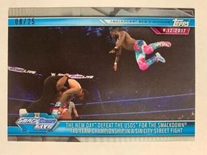 Topps The New Day Defeat The Usos For The SmackDown Tag Team Championship 08/25 - Picture 1 of 2
