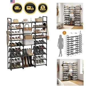Zapatero Organizador de Almacenamiento para Armario 9 Niveles Unidad Torre de Zapatos Apilable - Imagen 1 de 9