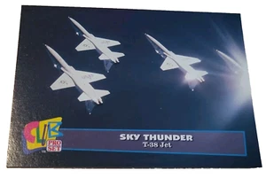 1993 Club Pro Set Sky Thunder T-38 Jet #12 Trading Card (G8 - Picture 1 of 2
