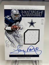2017 NATIONAL TREASURES FOOTBALL Tony Dorsett Patch Auto Dallas Cowboys /25