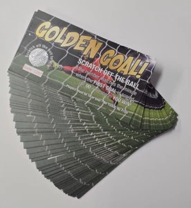 GOLDEN GOAL CARDS / FIRST GOAL SCORED Fundraising Scratch Cards - 91 per Pack - Picture 1 of 3